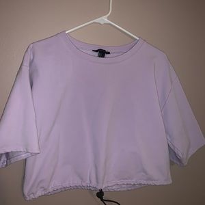 Forever 21 cropped tee.